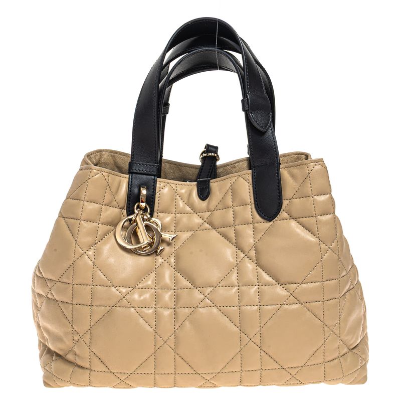 Bolsa-Dior-Toujours-Bege-e-Preta-