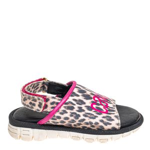 Sandália Roberto Cavalli Infantil Animal Print