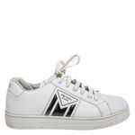 Tenis-Prada-Couro-Branco-e-Preto-