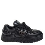 Tenis-Prada-Puffer-Couro-Preto-