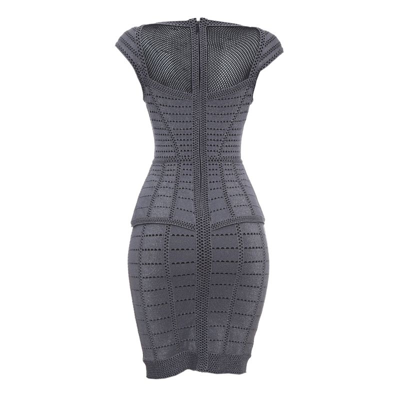 Vestido-Herve-Leger-Trico-Metalizado