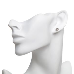 Brinco Vivara Lumina Brilhantes e Ouro Branco