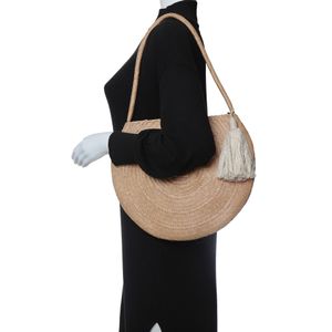 Bolsa Nannacay Redonda Palha