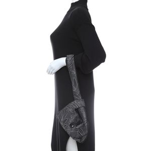 Bolsa De Goeye Tecido Cinza