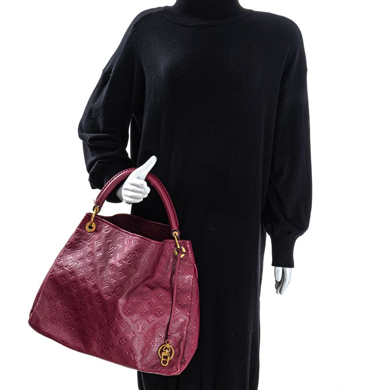 Bolsa-Louis-Vuitton-Artsy-Empreinte-Vinho-