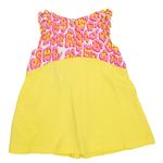 Vestido-Roberto-Cavalli-Infantil-Amarelo-e-Rosa-