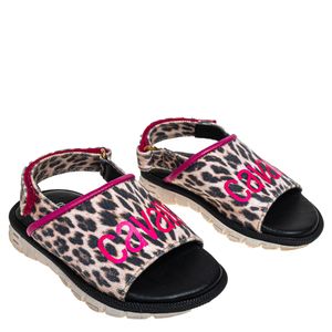 Sandália Roberto Cavalli Infantil Animal Print