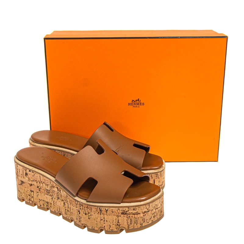 Sandalia-Hermes-Eze-30-Marrom-