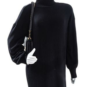 Bolsa Carolina Herrera Couro Preto