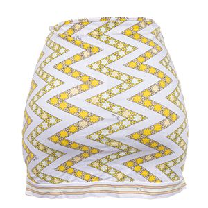 Saia Emilio Pucci Mini Estrelas Amarela