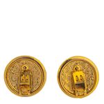 Grampo-de-Sapato-Redondo-Preto-e-Dourado