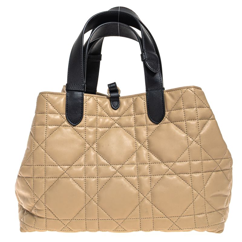 Bolsa-Dior-Toujours-Bege-e-Preta-