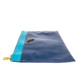 Clutch-Prada-Couro-Saffiano-Azul-