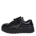 Tenis-Prada-Puffer-Couro-Preto-