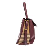 Bolsa-Burberry-Camberley-House-Check-Couro-Bordo