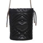 Bolsa-Gucci-Bucket-Marmont-Couro-Preta