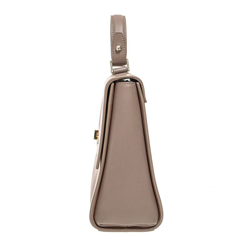 Bolsa-Hugo-Boss-Couro-Cinza-