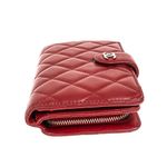 Carteira-Chanel-Lambskin-Matelasse-Vermelha-