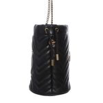 Bolsa-Gucci-Bucket-Marmont-Couro-Preta