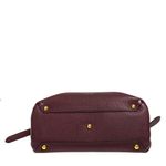 Bolsa-Burberry-Camberley-House-Check-Couro-Bordo