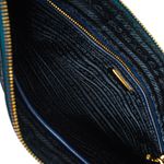 Clutch-Prada-Couro-Saffiano-Azul-