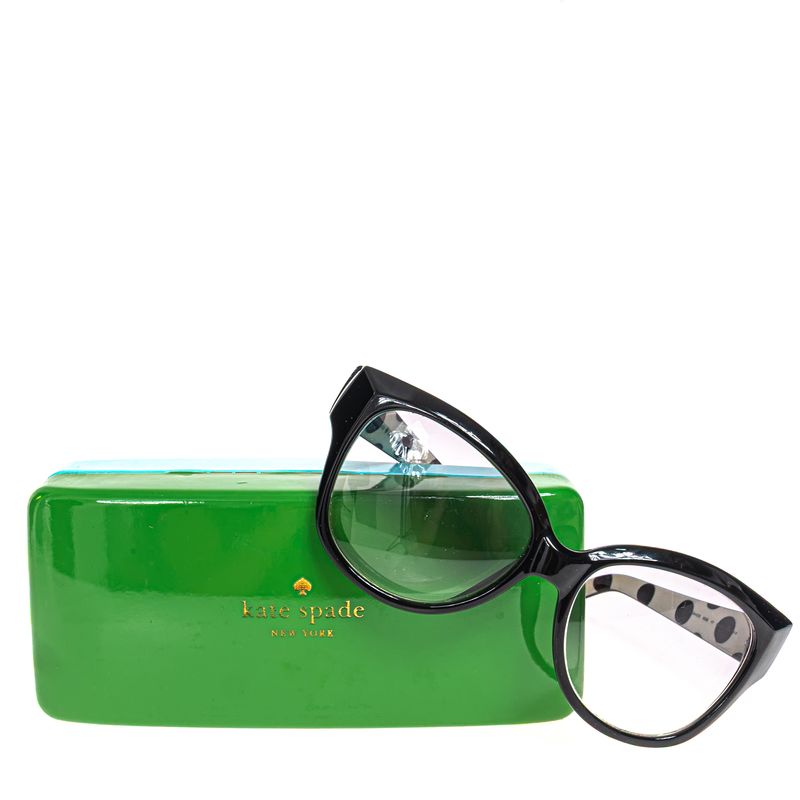 Oculos-de-Grau-Kate-Spade-Bolinhas-Preto