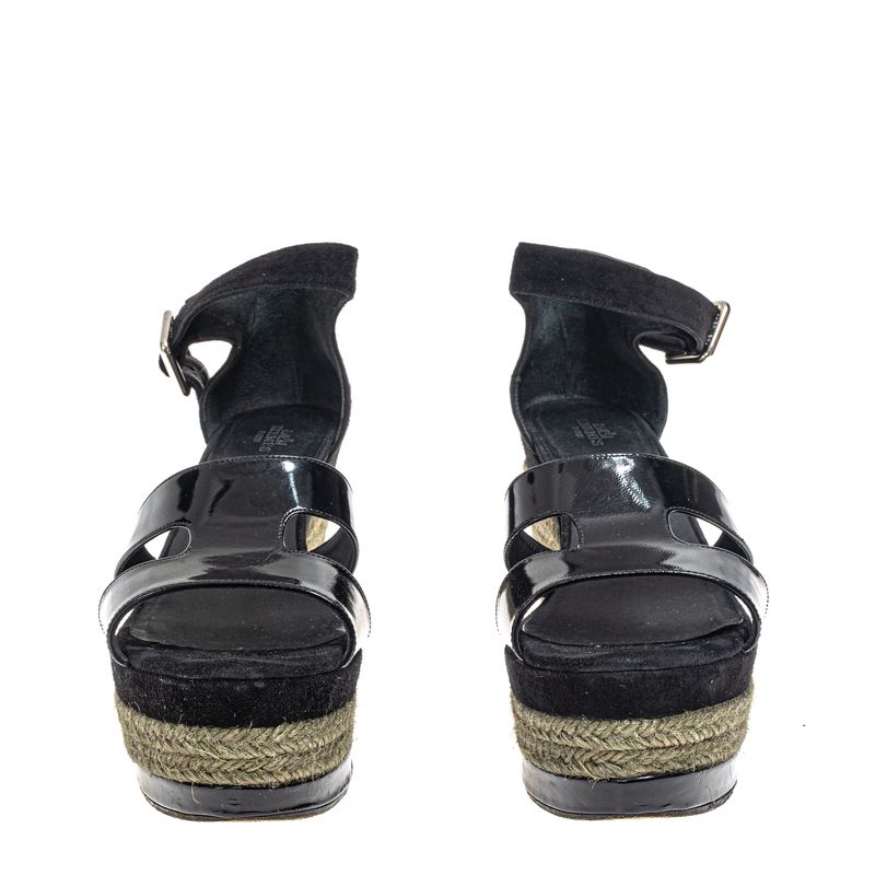 301461-Sandalia-Hermes-Anabela-Verde-e-Preta-4