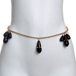 Cinto Giorgio Armani Pendente Preto