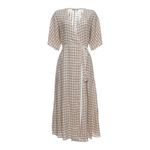 Vestido-Cris-Barros-Vichy-Bege
