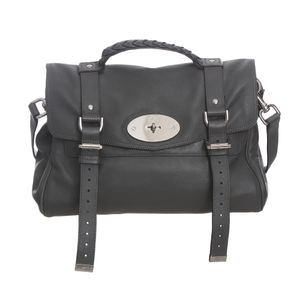 Bolsa Mulberry Alexa Couro Cinza