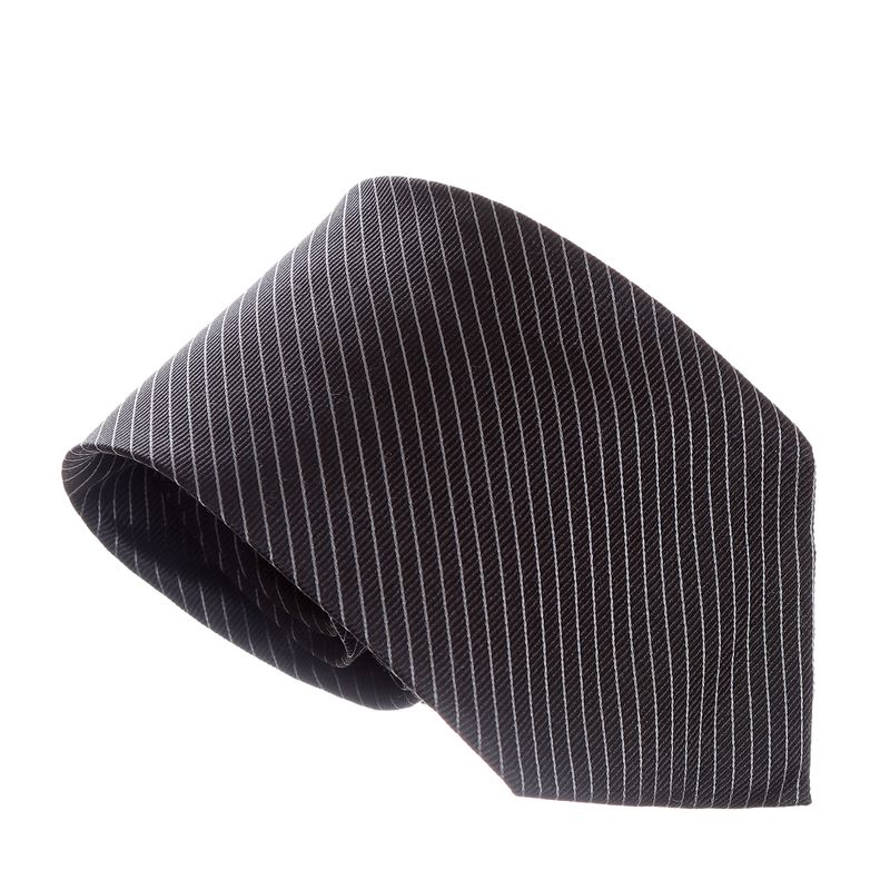 Gravata-Ermenegildo-Zegna-Listrada-Preta