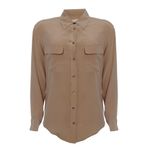 Camisa-Equipment-Seda-Marrom