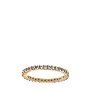 Anel Swarovski Cristais Dourado