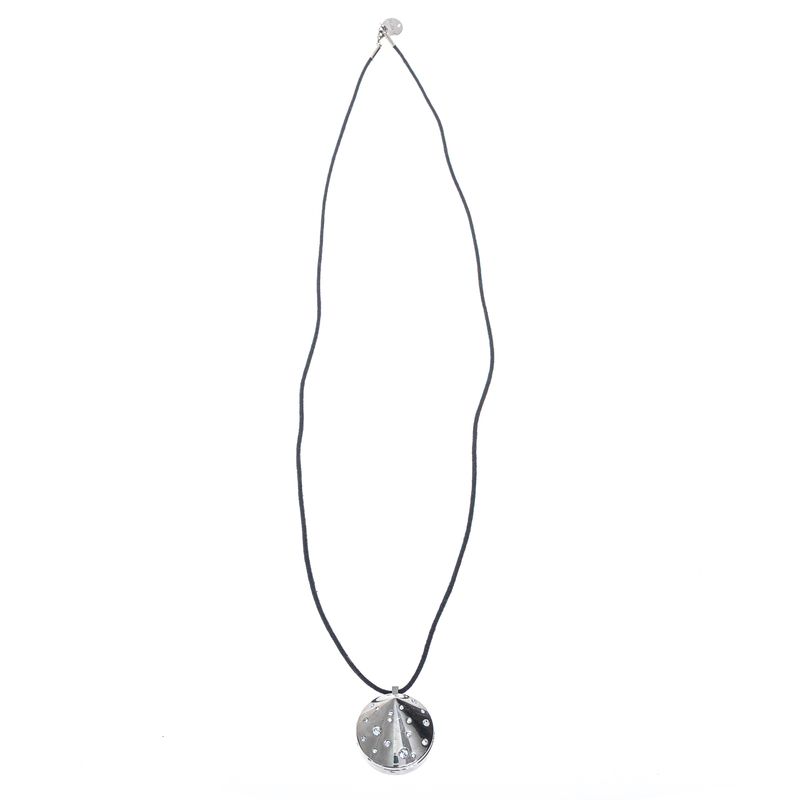 Colar-Swarovski-Cordao-Pingente-Prateado