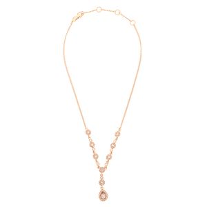 Colar Givenchy Pendente Cristais Rosê