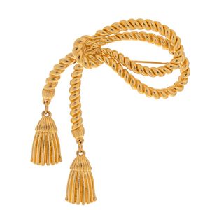 Broche Corda Dourado