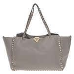 Bolsa-Valentino-Garavani-Tote-Rockstud-Cinza-