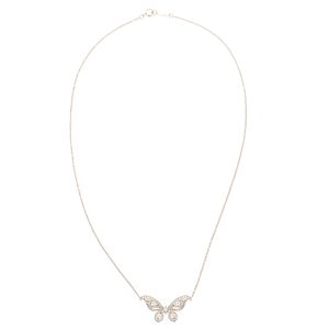 Colar Tiffany & Co Borboleta Ouro Branco e Diamantes