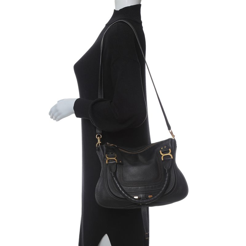 Bolsa-Chloe-Marcie-Satchel-Preta-
