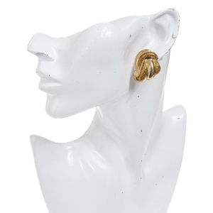 Brinco Vintage Dourado e Glitter