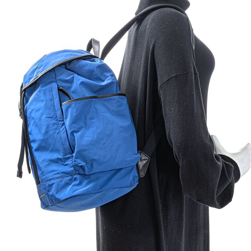Mochila-Burberry-Nylon-Azul