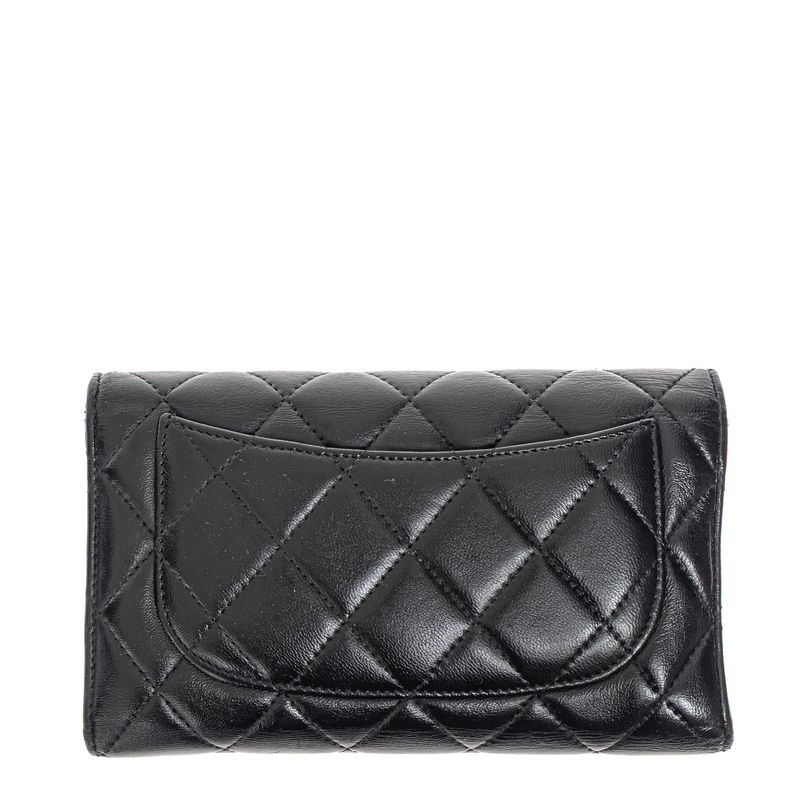 Carteira-Chanel-Lambskin-Matelasse-Preta-