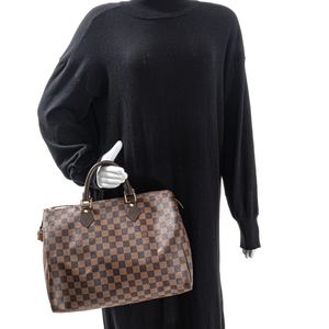 Bolsa Louis Vuitton Speedy Damier Ebene 35