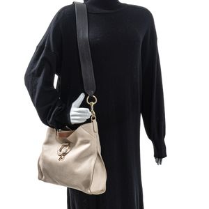 Bolsa See by Chloé Couro Bege