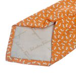 Gravata-Salvatore-Ferragamo-Estampada-Laranja