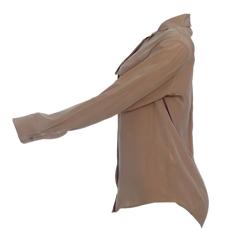 Camisa-Equipment-Seda-Marrom