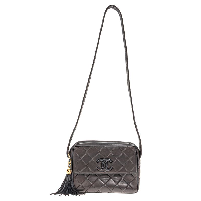 Bolsa-Chanel-Vintage-CC-Matelasse-Marrom