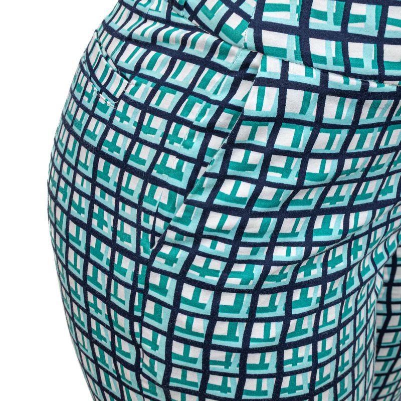 Calca-Kate-Spade-Estampada-Verde-e-Azul-