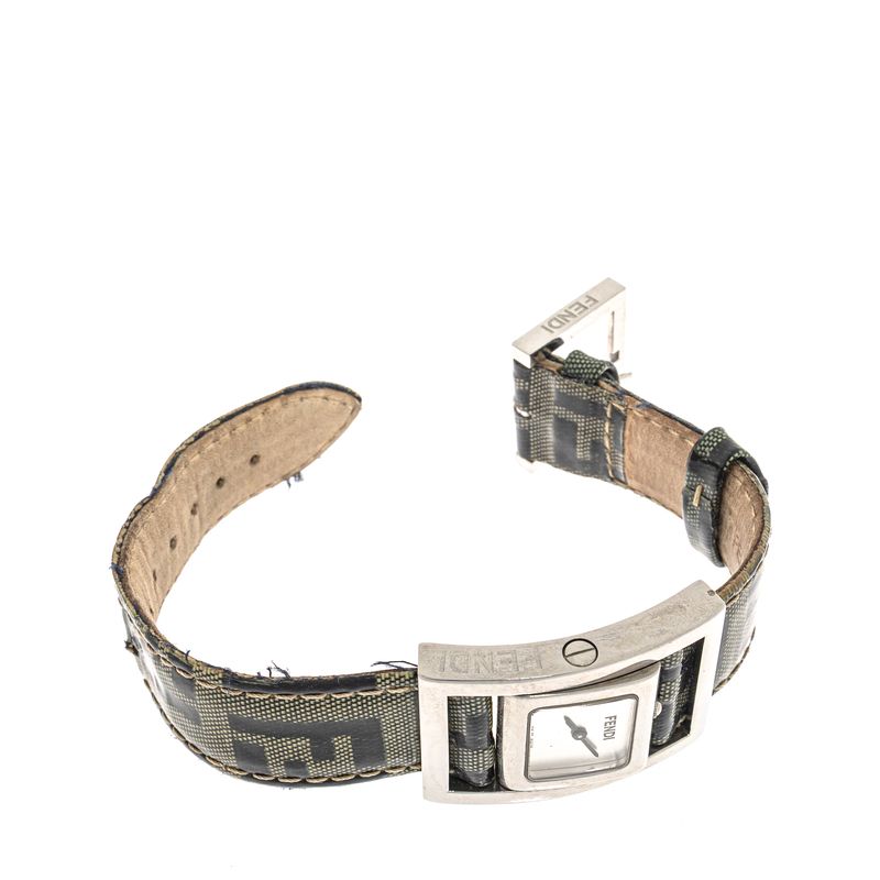 Relogio-Fendi-Prateado-e-Canvas
