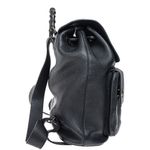 Mochila-Gucci-Bambu-Couro-Preto-